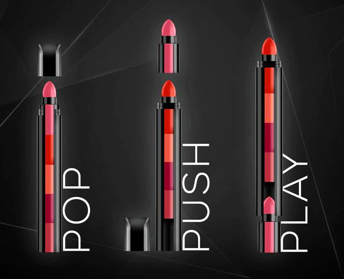 Huda beauty 5in1 lipstick, Quality made long lasting delicate and smooth Lipsticks