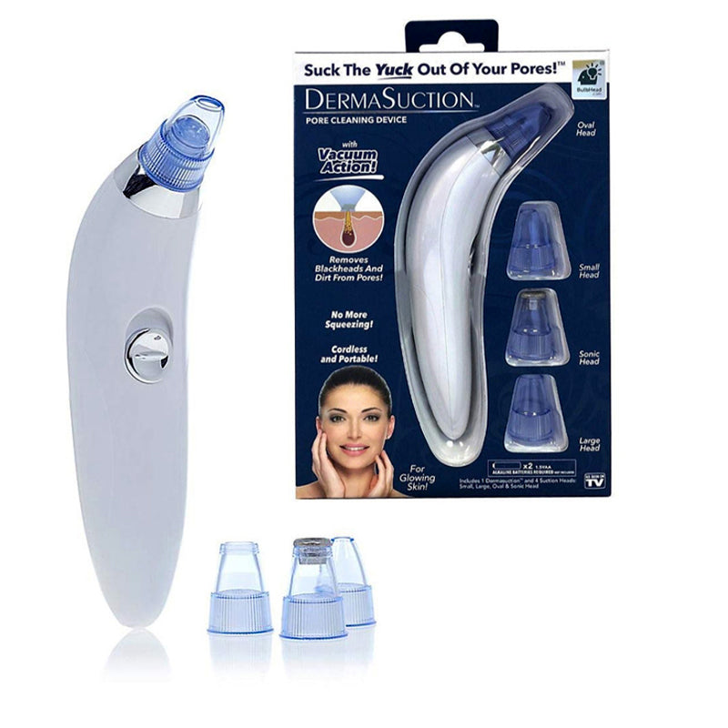 DermaSuction: Vacuum Pore Cleaning Device with 4 Suction Heads